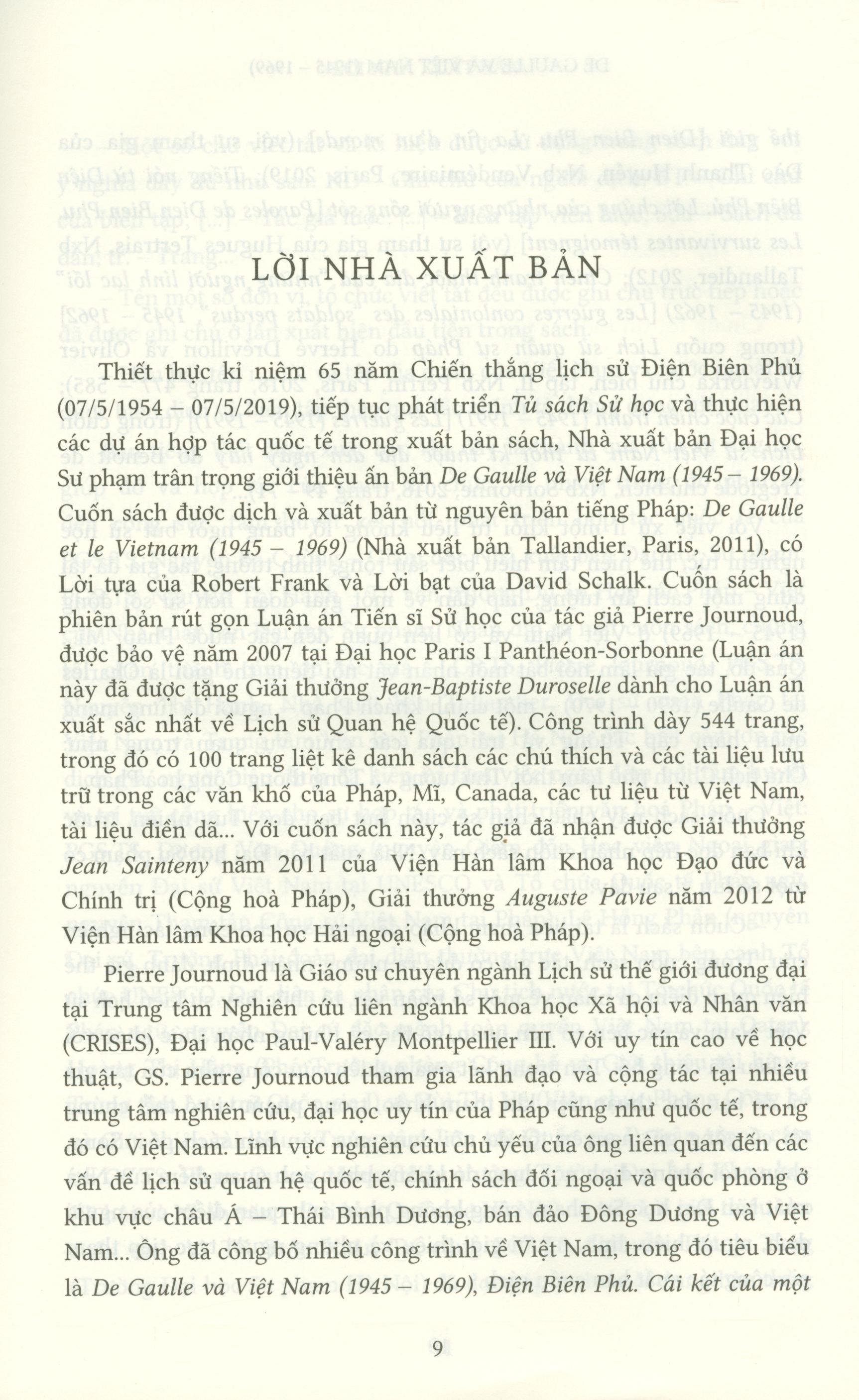 De Gaulle Và Việt Nam (1945-1969) - Bìa mềm