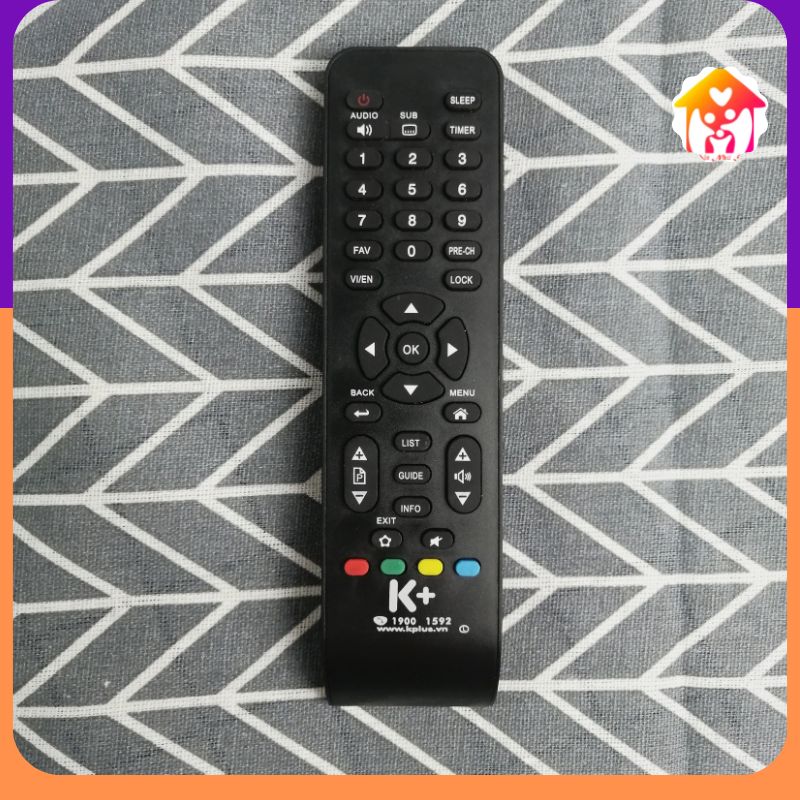 Điều Khiển Đầu Thu Truyền Hình K+1900-Remote Đầu Thu Truyền Hình K+ 2018