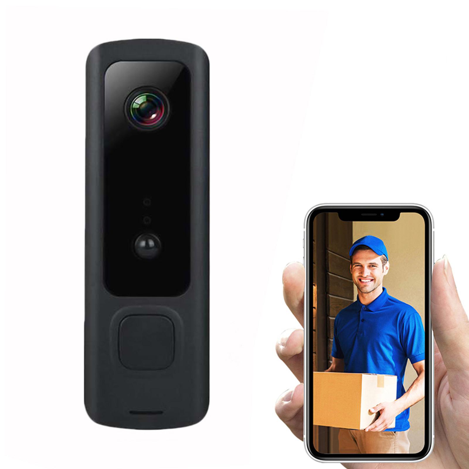 Chuông cửa video không dây T4 720P Wi-Fi Phát hiện PIR Tầm nhìn ban đêm Đàm thoại 2 chiều an ninh tại nhà