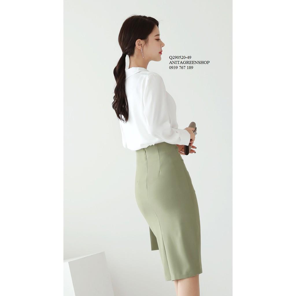 Q290520 SET ÁO SƠ MI VÀ CHÂN VÁY CÔNG SỞ