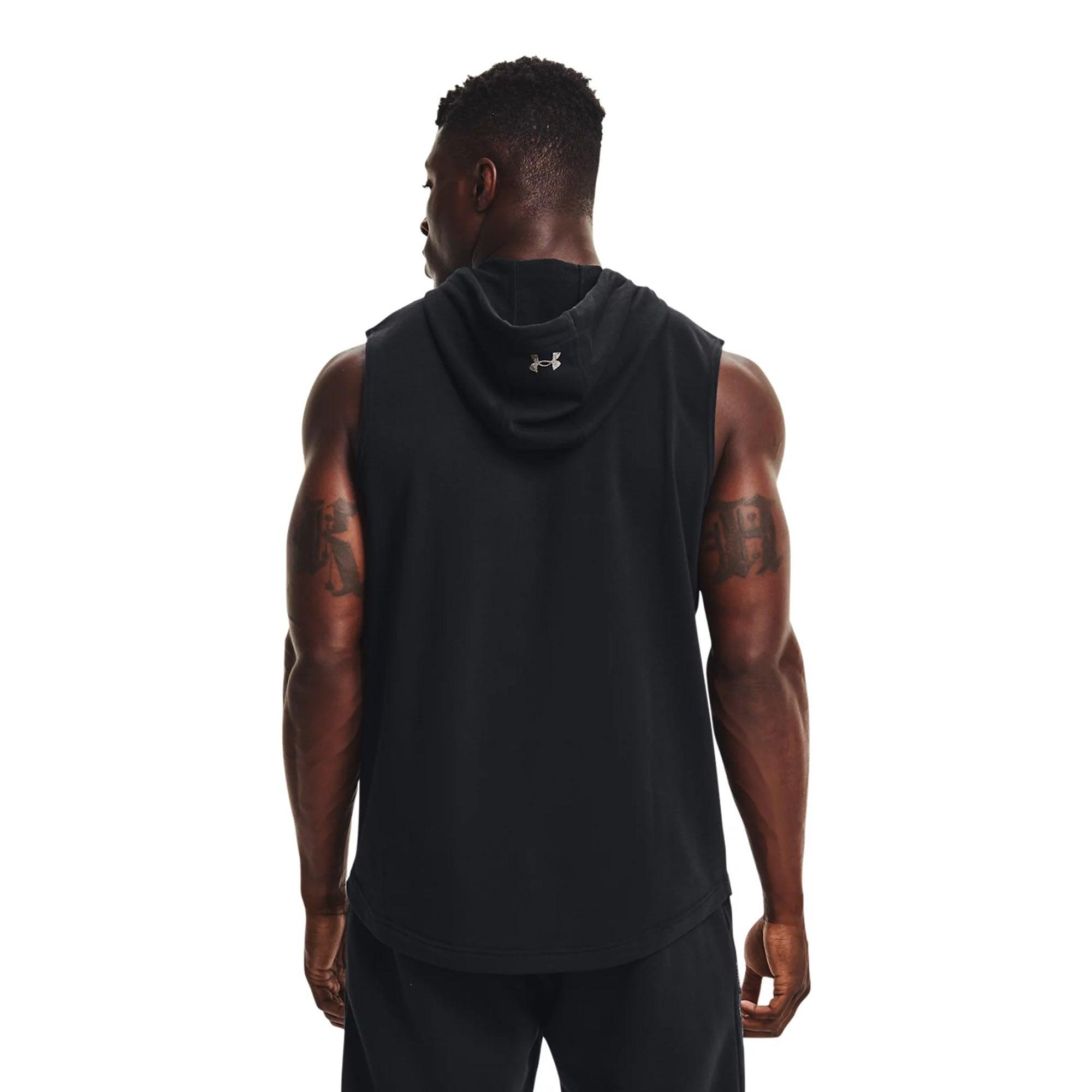 Áo ba lỗ có nón thể thao nam Under Armour Project Rock Terry - 1367108-001