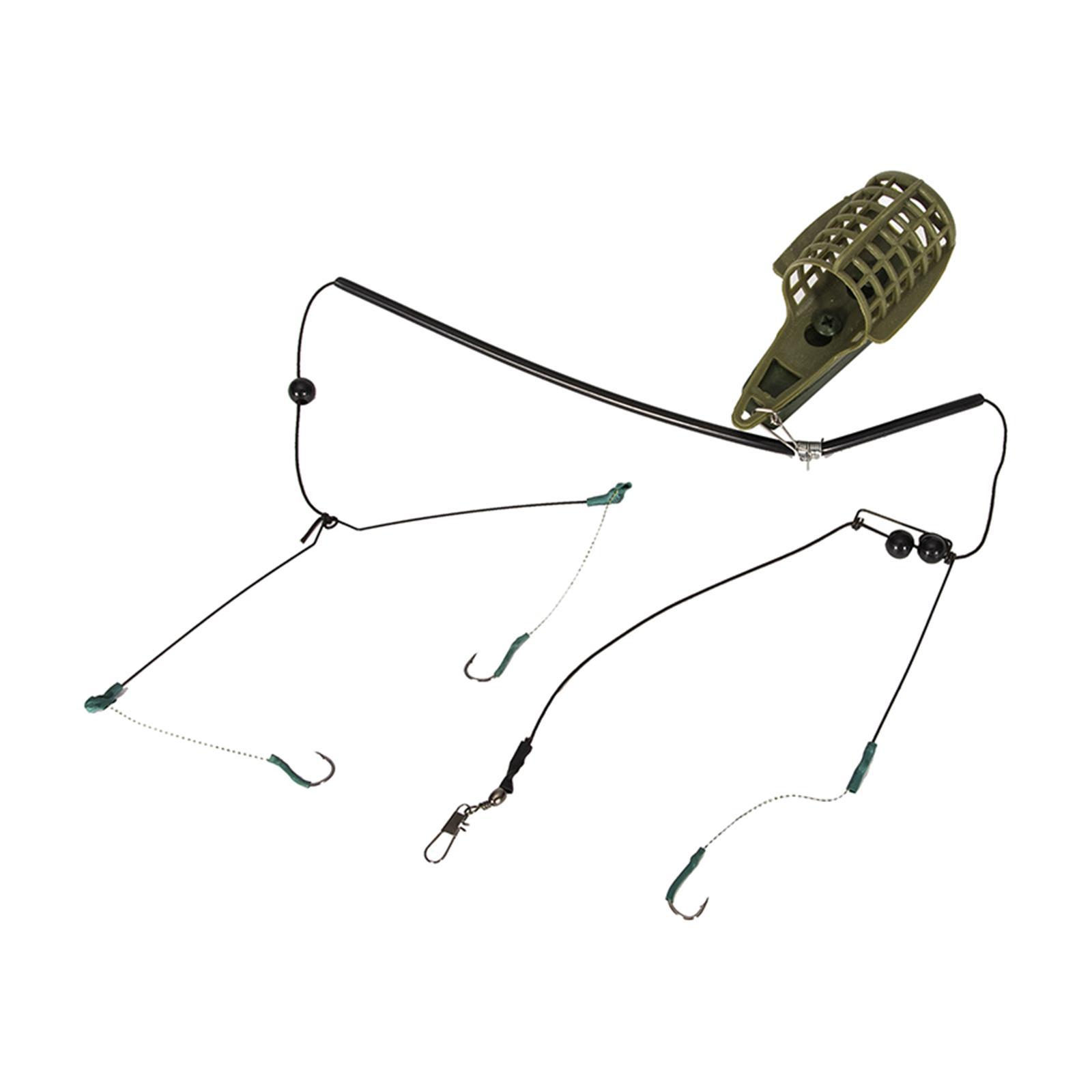 Carp Fishing Feeder ABS Thrower Green Holder Coast Fishing Supply