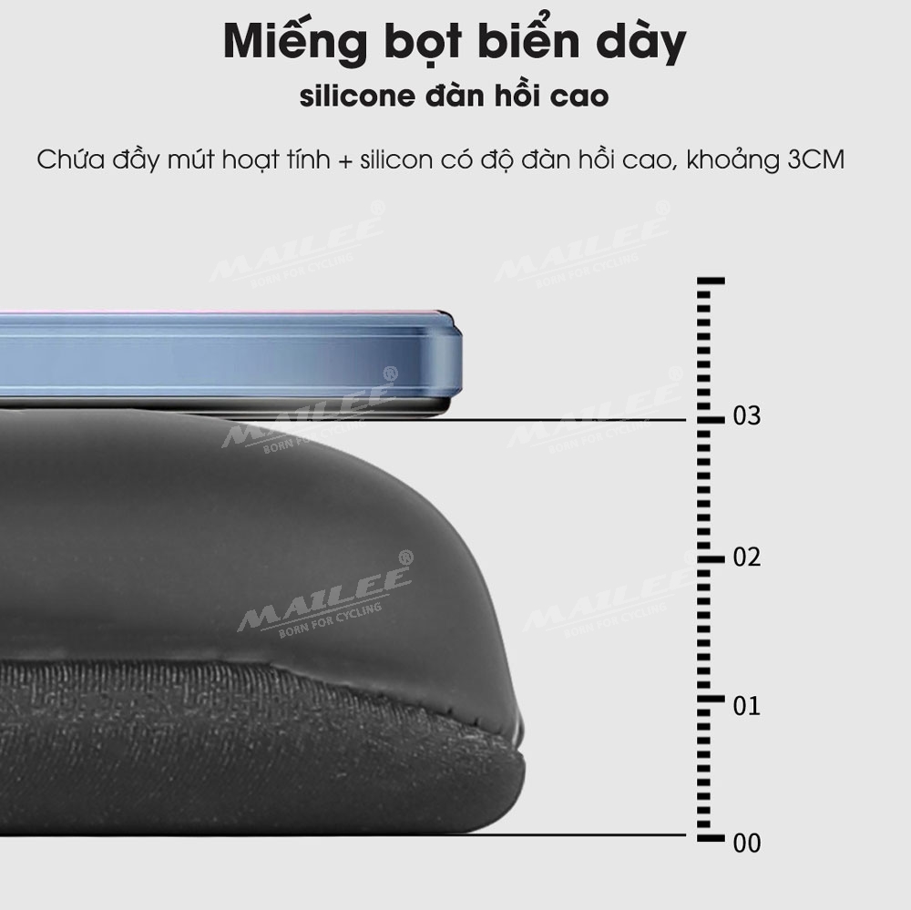 Vỏ Bọc lót yên xe đạp thể thao thoáng khí ESL-01 với bọt biển mềm dày, 1 cỡ size 28x18 cm cho xe đạp địa hình/ xe đạp đua đường trường