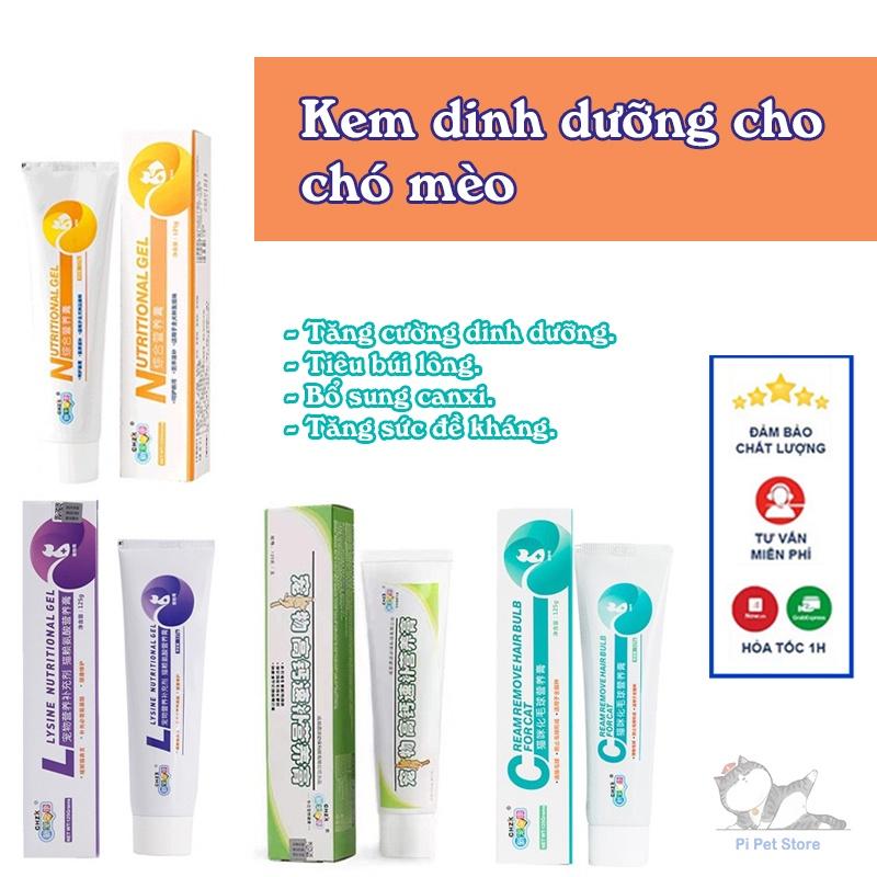 Kem dinh dưỡng cho mèo bổ sung canxi, tiêu búi lông, tăng sức đề kháng