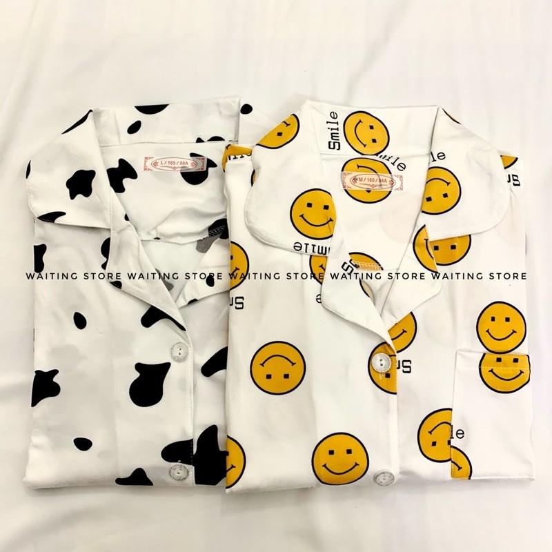 Pijama Mặc Nhà, Bộ Ngủ Nữ Ngắn Tay Nhiều Màu Họa Tiết Siêu Xinh CCCP01