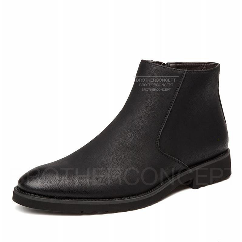 Giày Boots Zip đen (Chelsea Boots Zip)