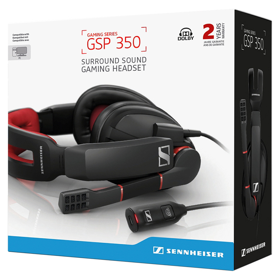 Tai Nghe Gaming Chụp Tai Sennheiser GSP 350 - Hàng Chính Hãng