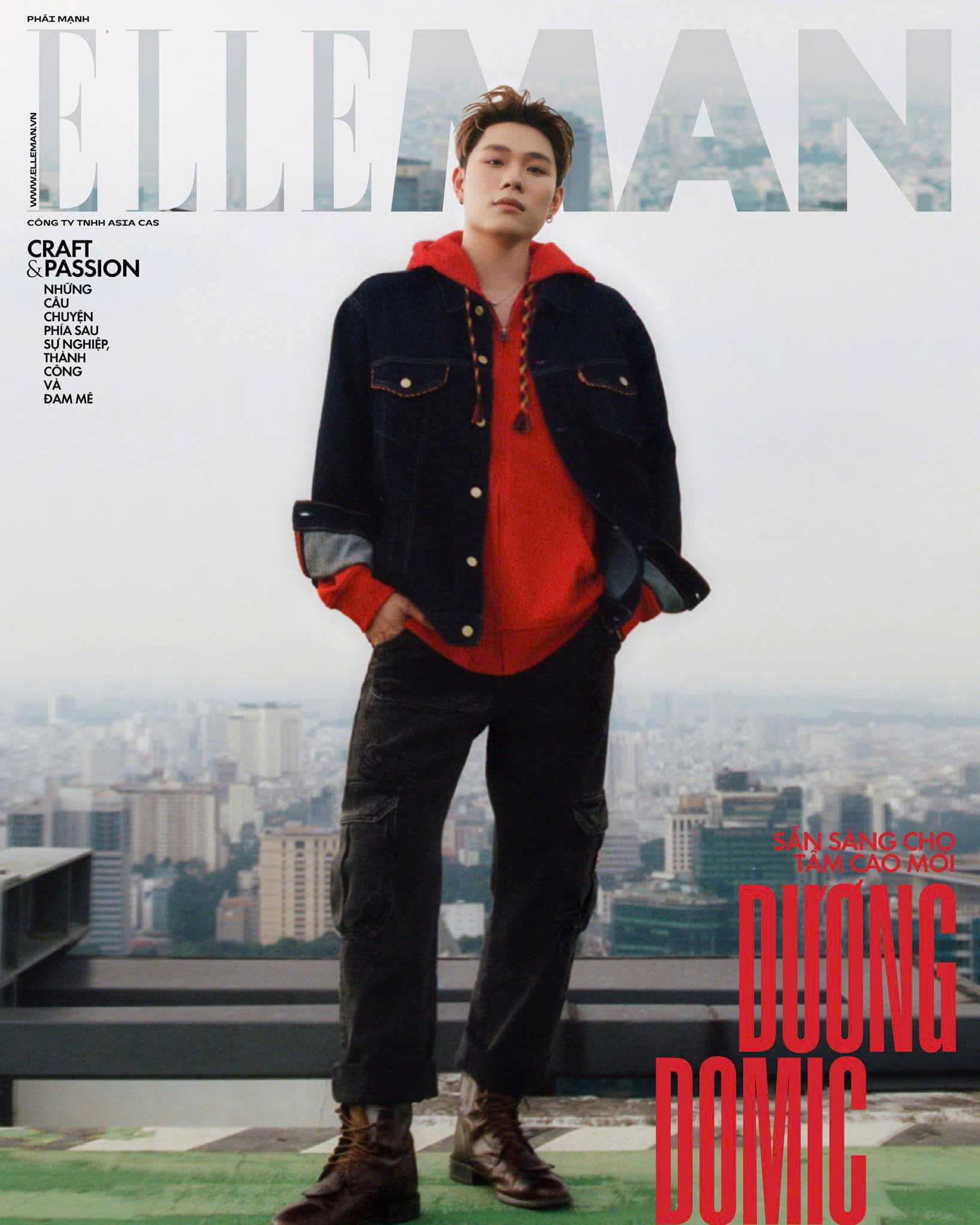 (Bìa Dương Domic) Tạp chí ELLE MAN tháng 1/2025