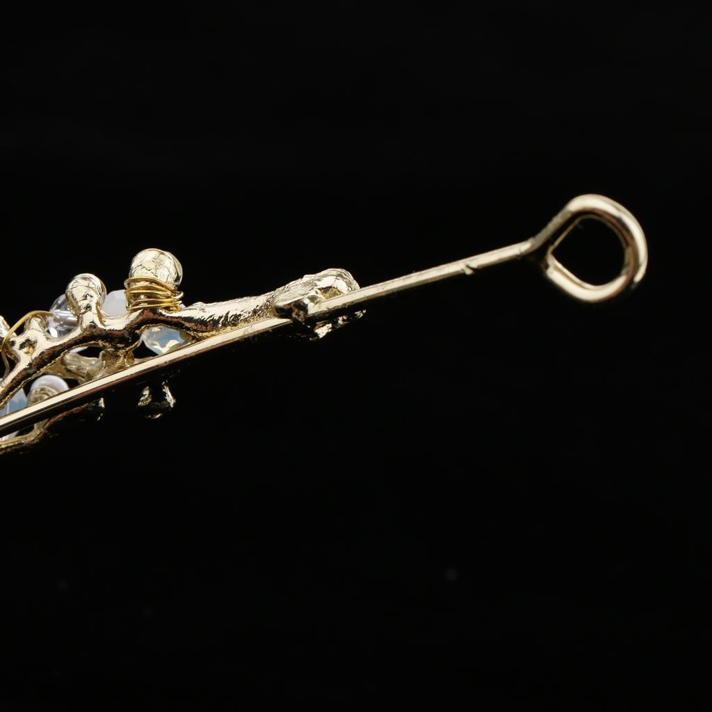 Wedding Crown Bridal Tiara Crystal Princess Headband Hair Accessory Gold