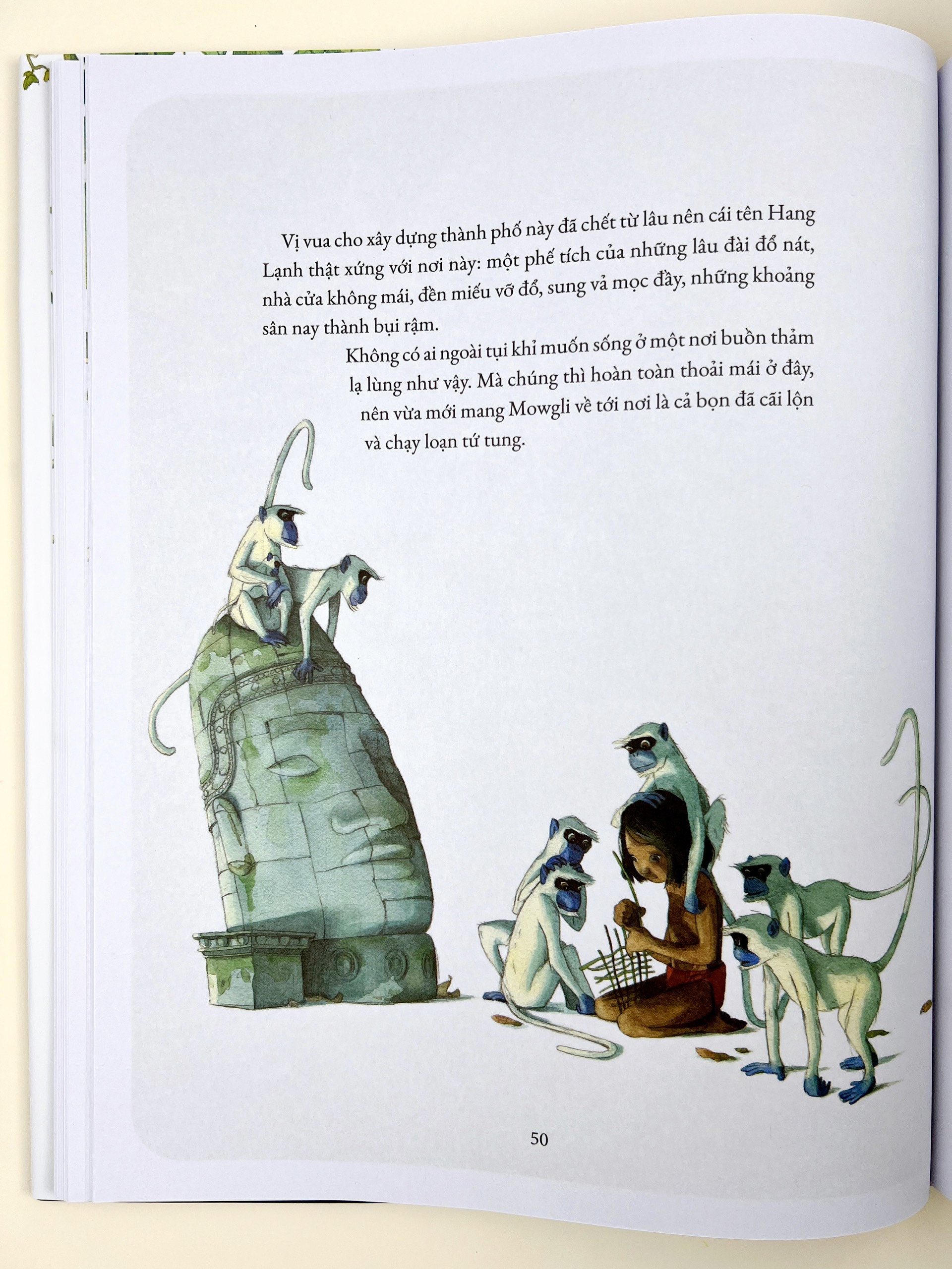 Sách - Chuyện Rừng Xanh (Phiên Bản Tranh Minh Họa) - Crabit KidBooks - Bìa Cứng