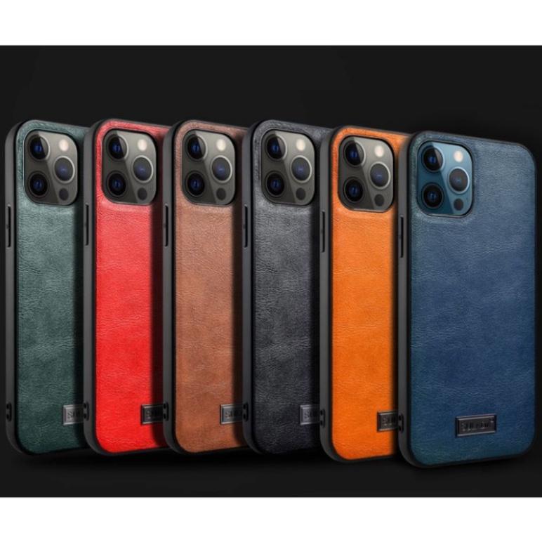 Ốp Lưng Da Sulada cho Điện Thoại Iphone - Hàng Chính Hãng