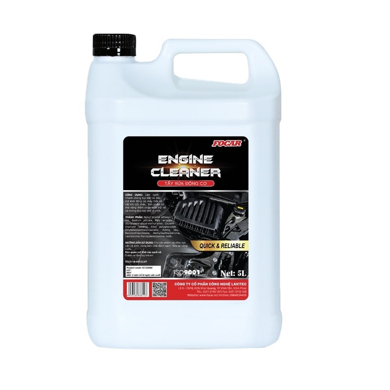 Dung Dịch Vệ Sinh Động Cơ, Tẩy Rửa Máy Focar Engine Cleaner (5L)