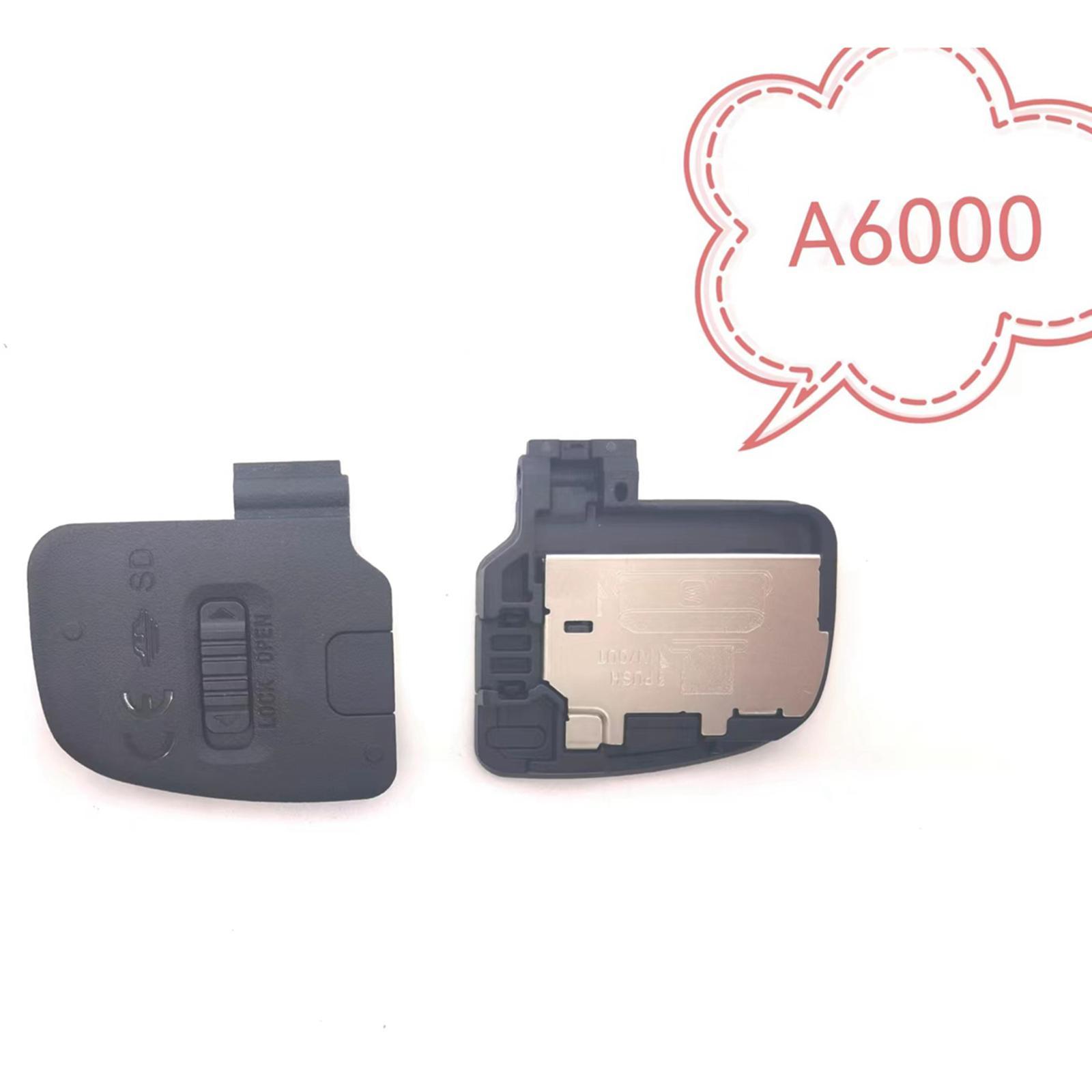 Battery Door Cover Cap Lid Durable Black for A6000 Accessory Replacement