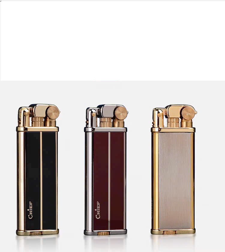 Vỏ hộp quẹt bật lửa xăng đá CF-316 nắp chụp dáng mỏng gọn nhẹ