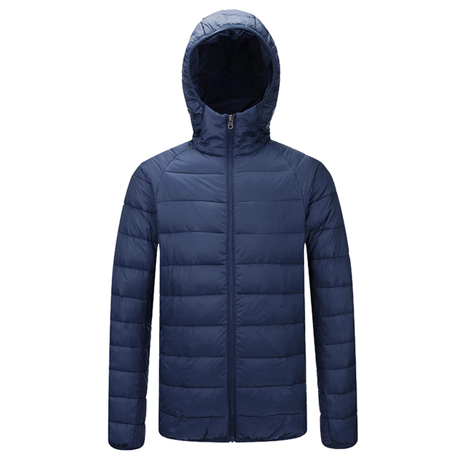 Men's Winter Ultralight Duck Down Jacket Puffer Coat