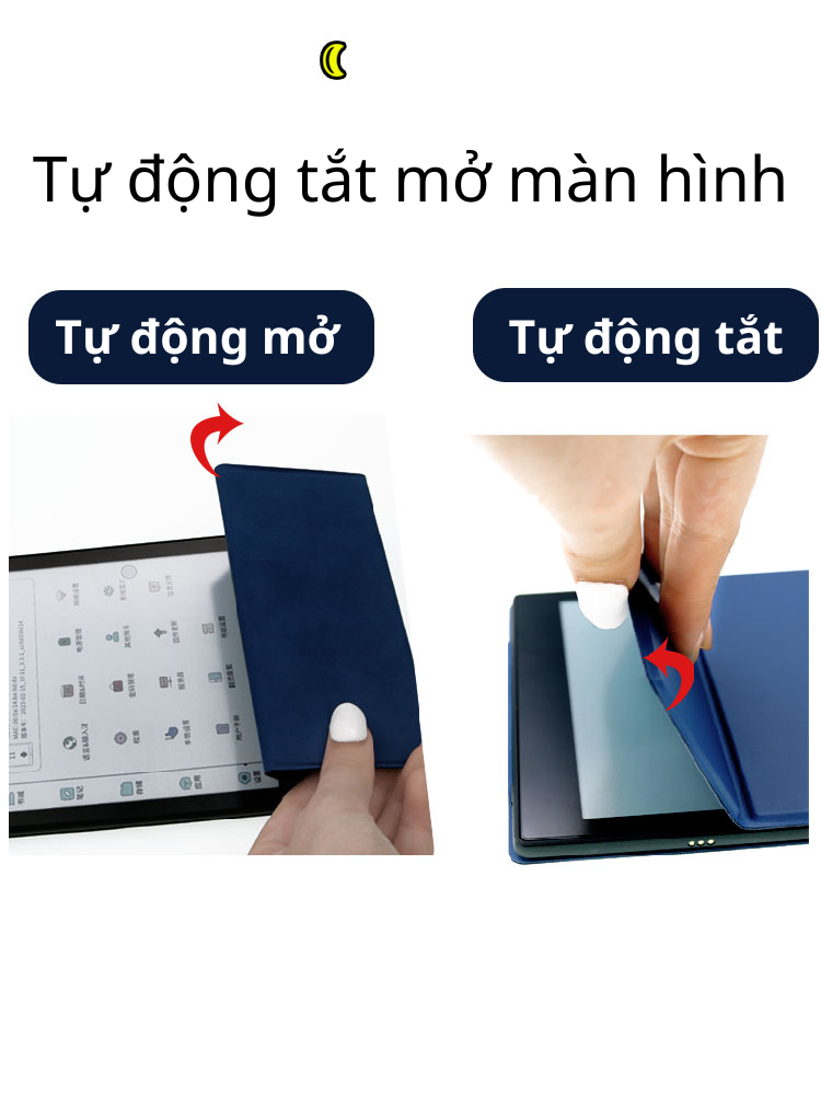 Bao Da Cover Nam Châm Cho Boox Nova Air/Nova Air 2/Nova Air C, Case Kiêm Giá Đỡ Boox Nova Air/Nova Air 2/Nova Air C