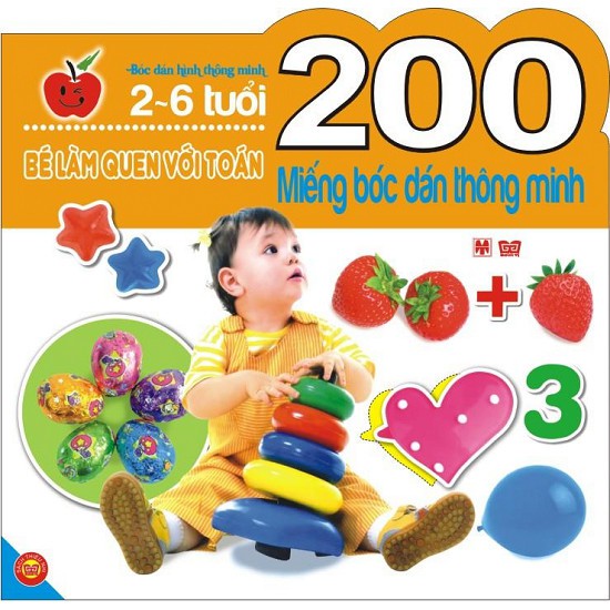 Sách - 200 Miếng Bóc Dán - Bé Làm Quen Với Toán