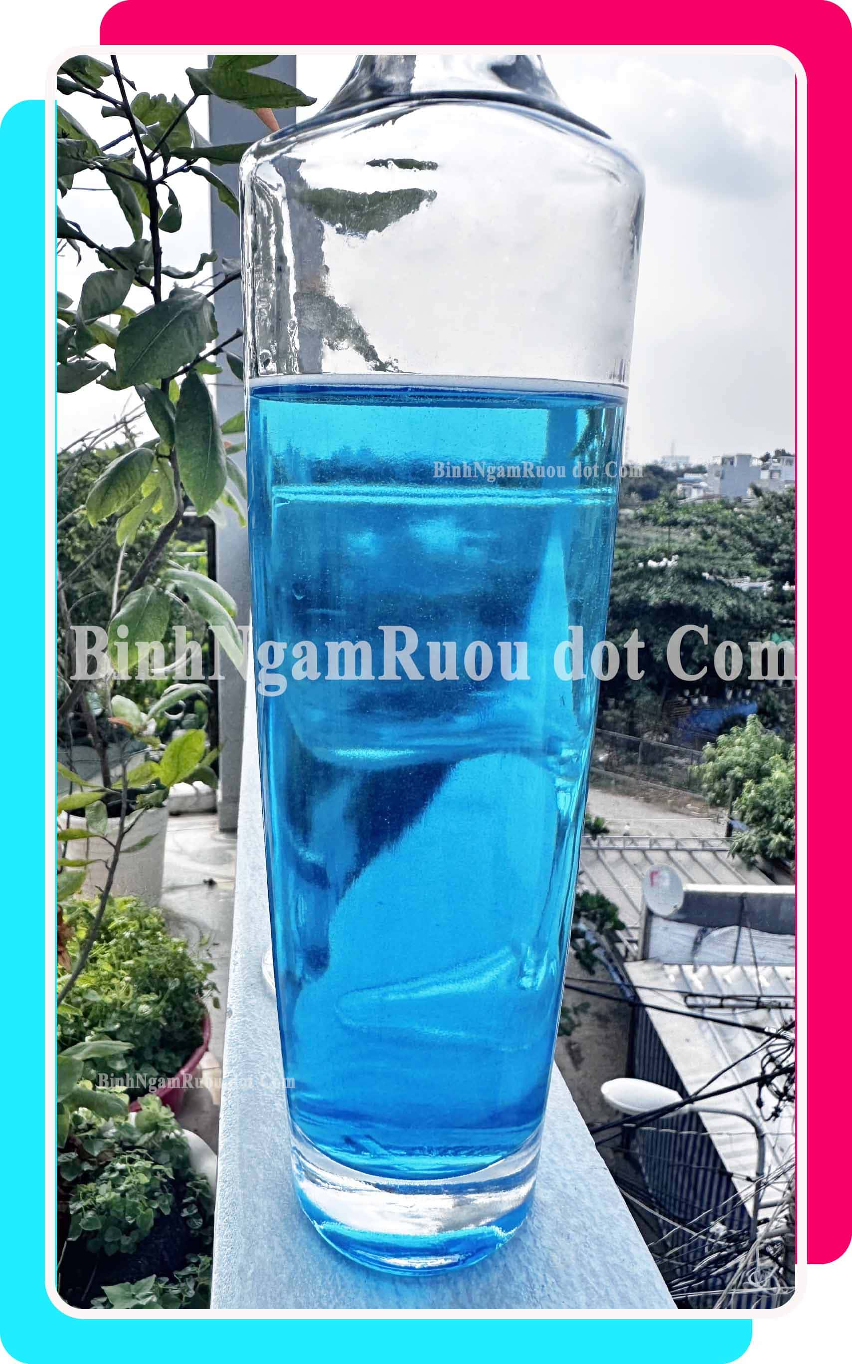 C25 Chai Đựng Rượu Thủy Bóng Chày 500ml - Đẹp Cao Cấp - Nắp Kín Thủy Tinh Trong - Tặng Biếu Sang Trọng