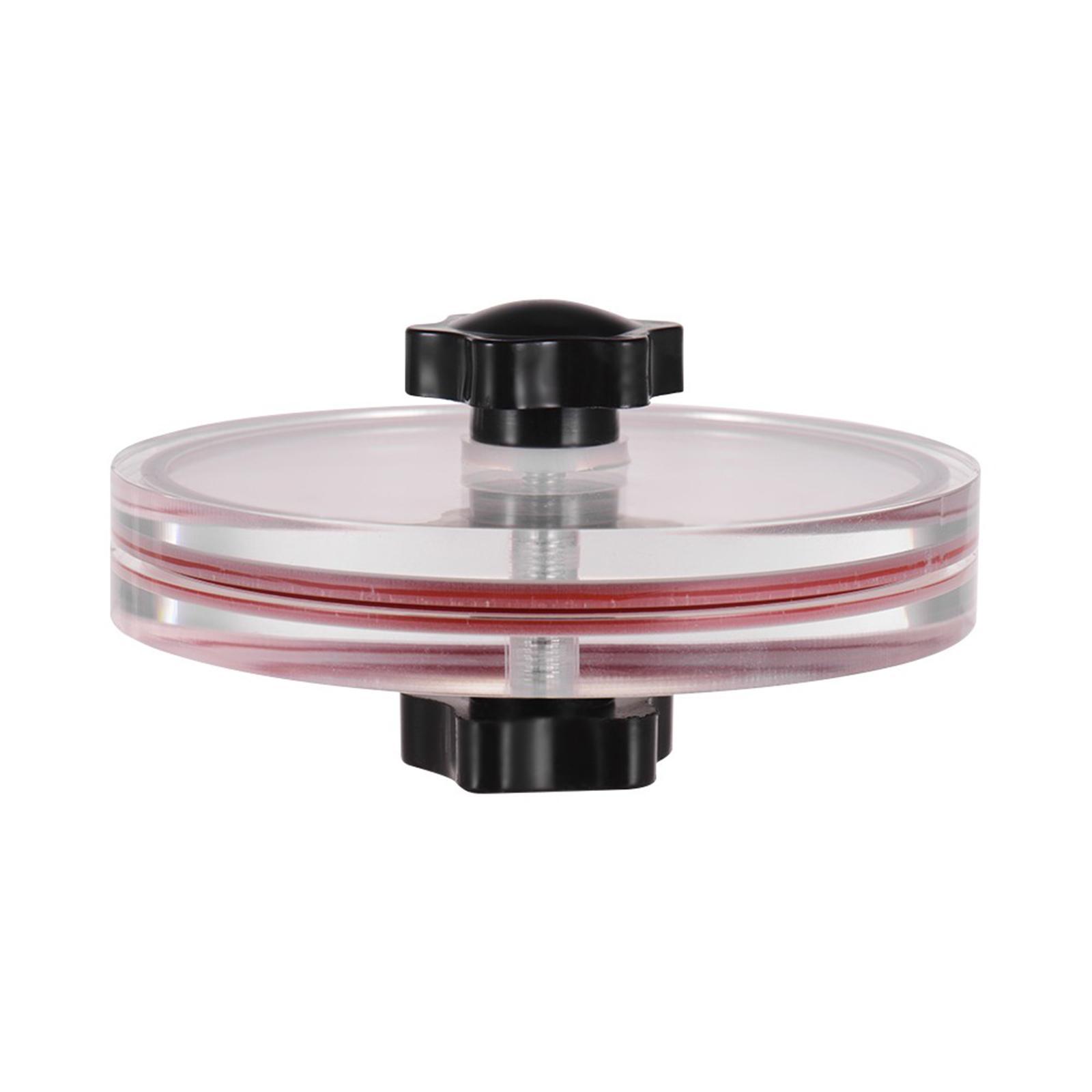 Vinyl Record Cleaner Clamp Tool Acrylic Easy to Use Vinyl Record Clean Saver