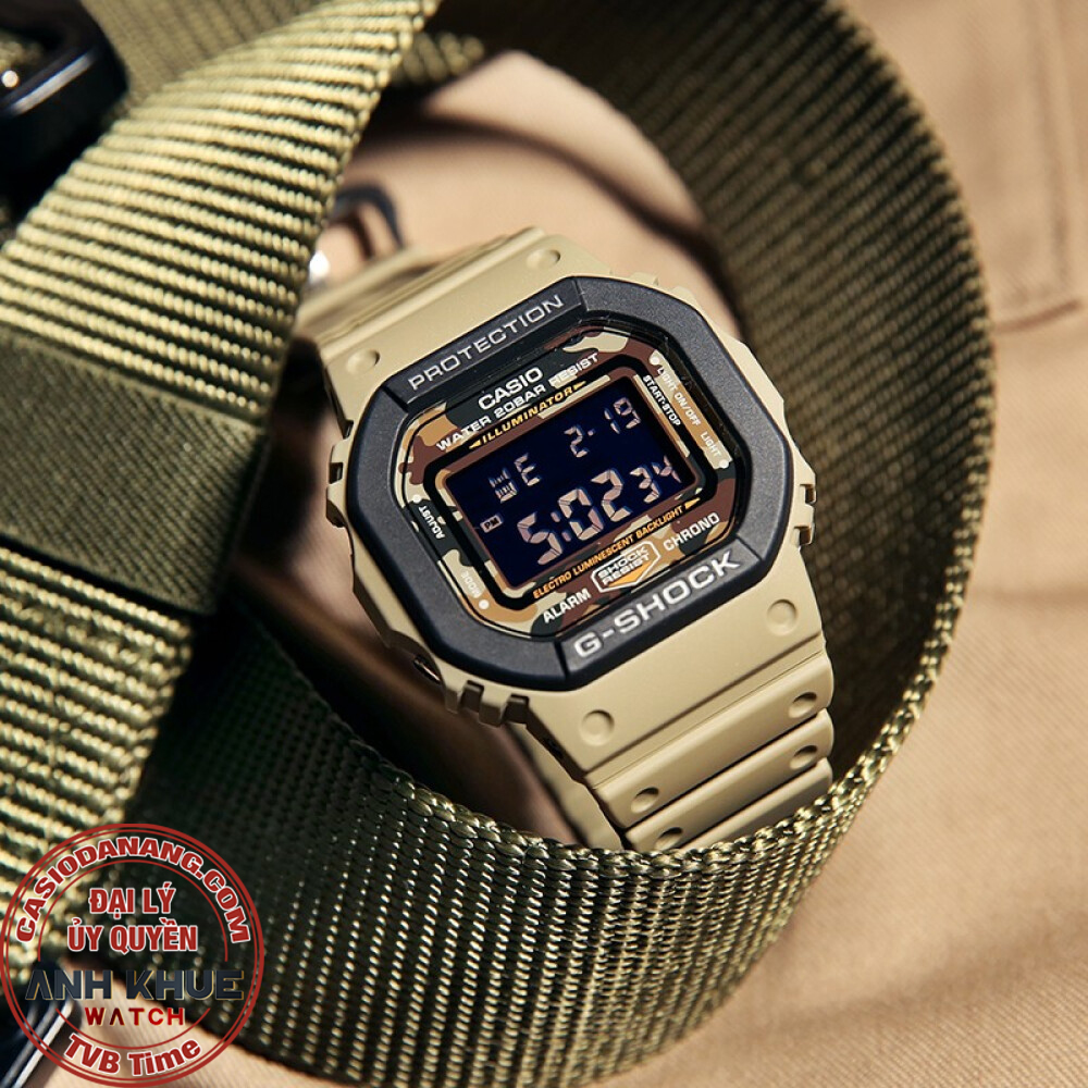 Đồng hồ nam dây vải Casio G-Shock chính hãng DW-5610SUS-5DR