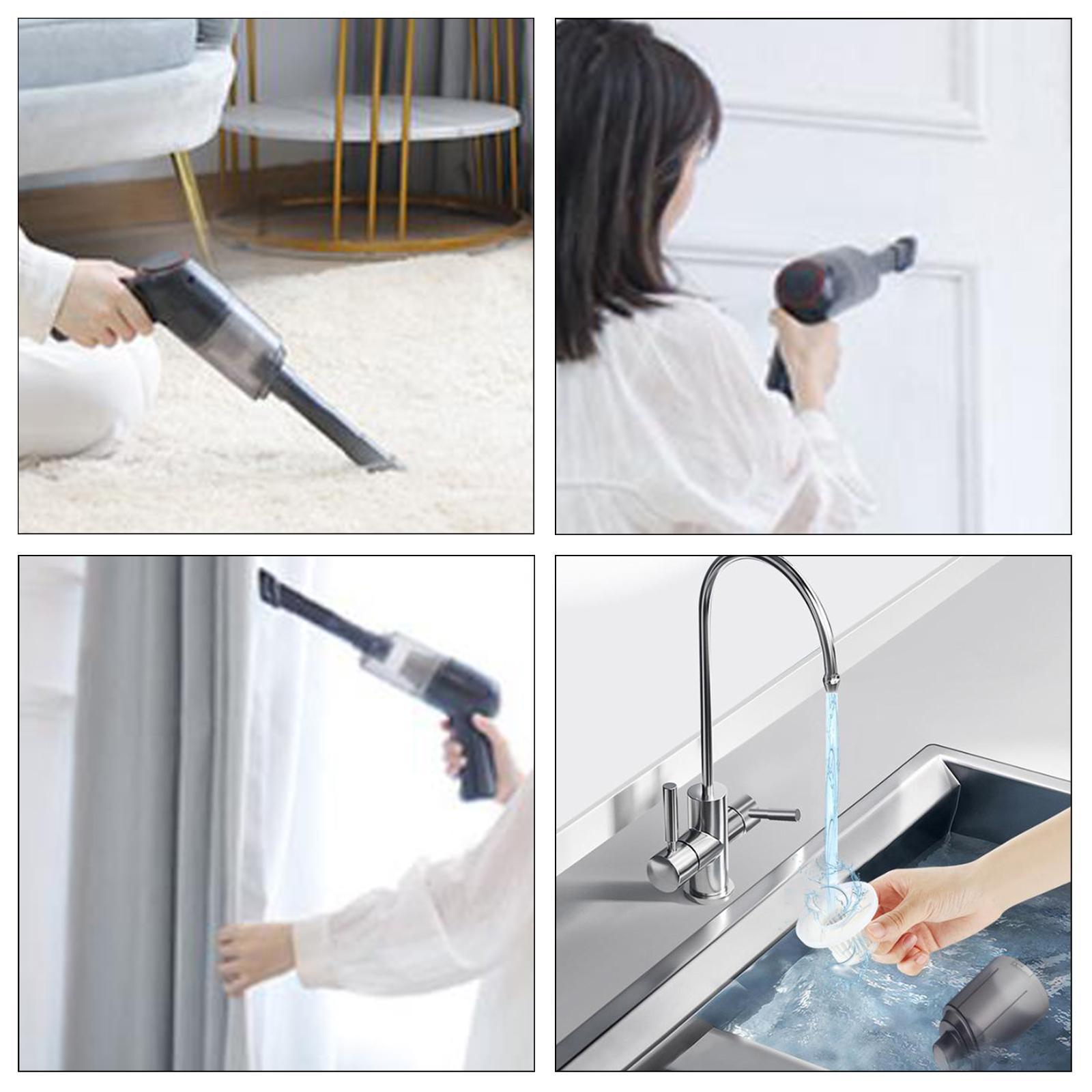 Car Vacuum Cleaner Rechargeable High Power Lightweight for Car Office Home