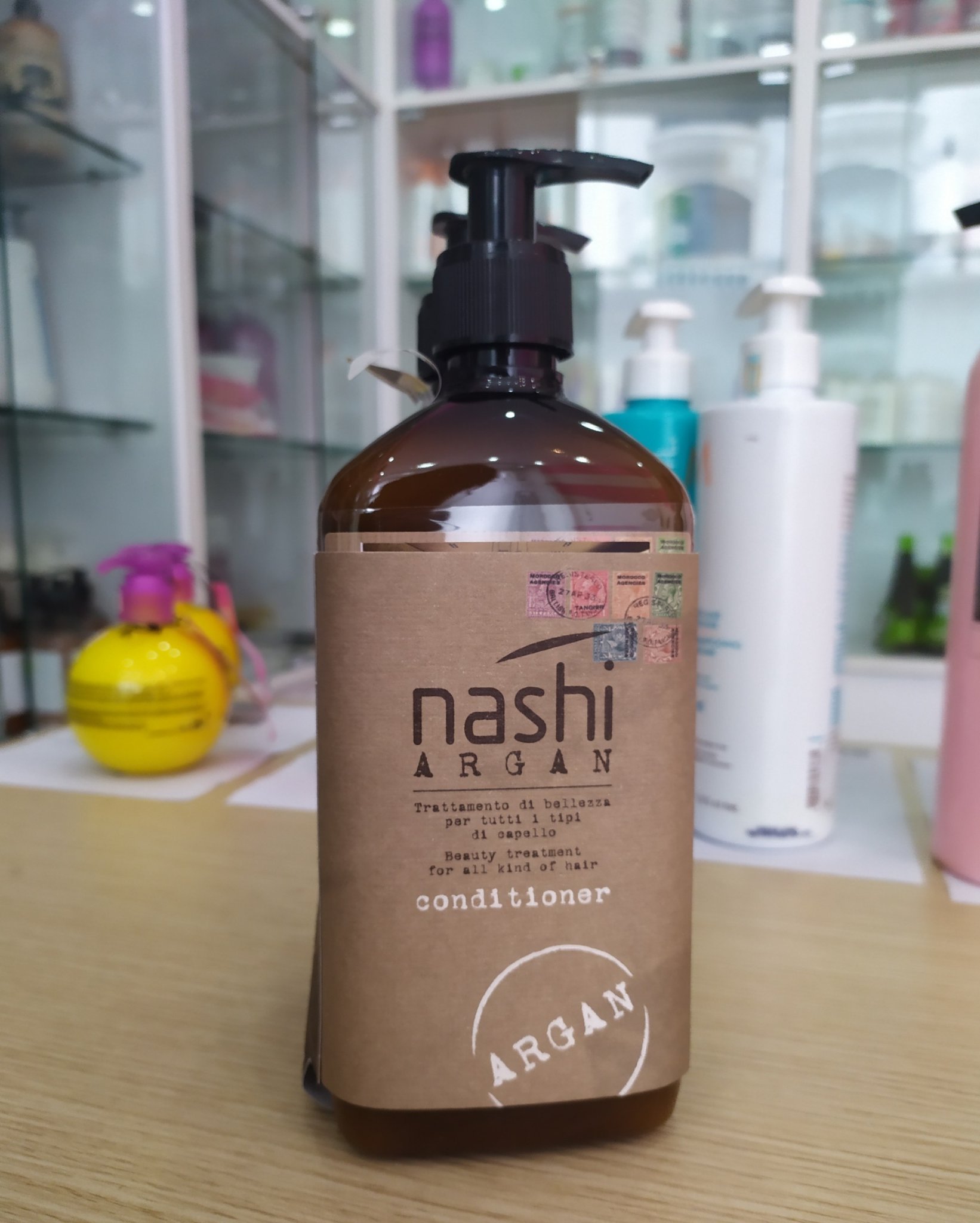 [+Tặng mũ trùm] DẦU XẢ PHỤC HỒI NASHI ARGAN SIÊU MỀM MƯỢT THƠM LÂU 500ML