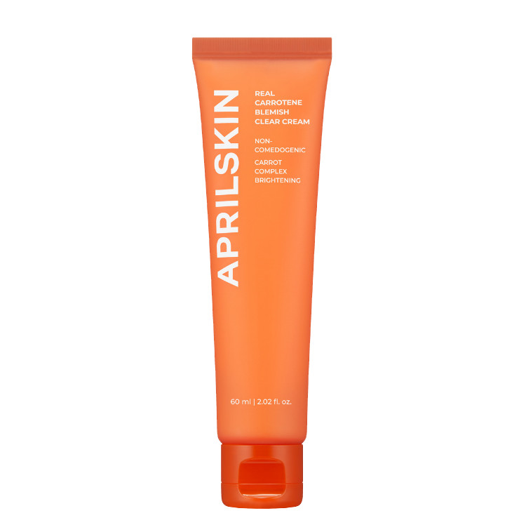 Kem Dưỡng Cà Rốt Làm Sạch Mụn, Sáng Da Aprilskin Real Carrotene Blemish Clear Cream 60ml