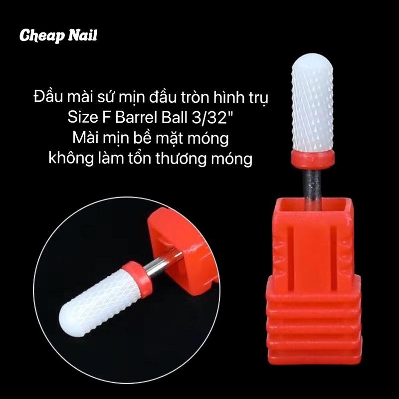 Đầu mài sứ nail mài khoé phá móng mịn móng -beeshi shop nail