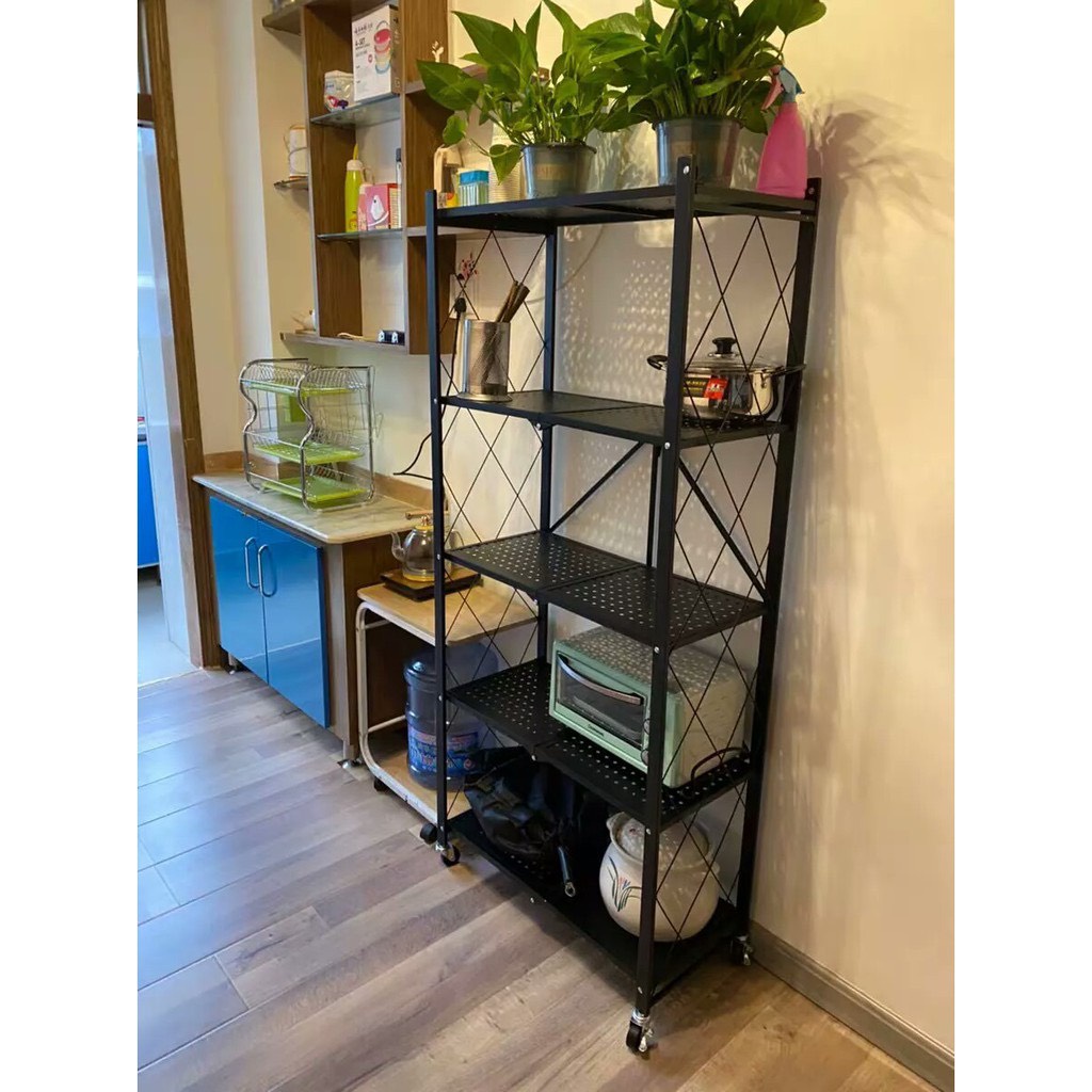 Kệ Bếp Gấp Gọn Đa Năng - Kệ Gấp Gọn Đa Năng 4 Tâng tiện tích trong nhà