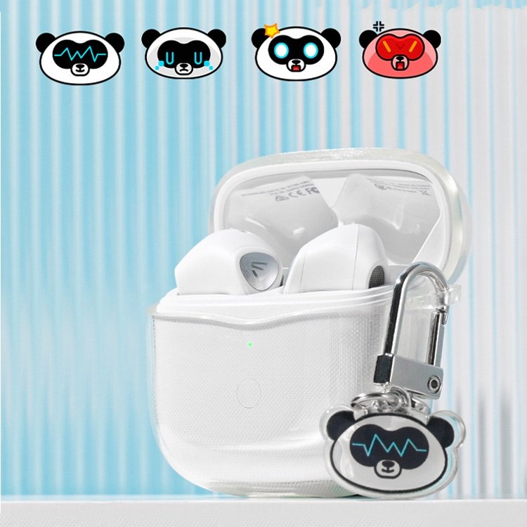 Bao Đựng Tai Nghe SoundPEATS Air3 Có Móc Khóa Kèm Sticker - Hàng Chính Hãng