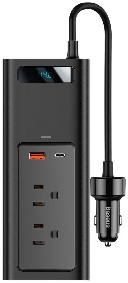 Bộ sạc chuyển nguồn điện ô tô Baseus 150W In-car Inverter loại 220V và loại 110V - Hàng chính hãng