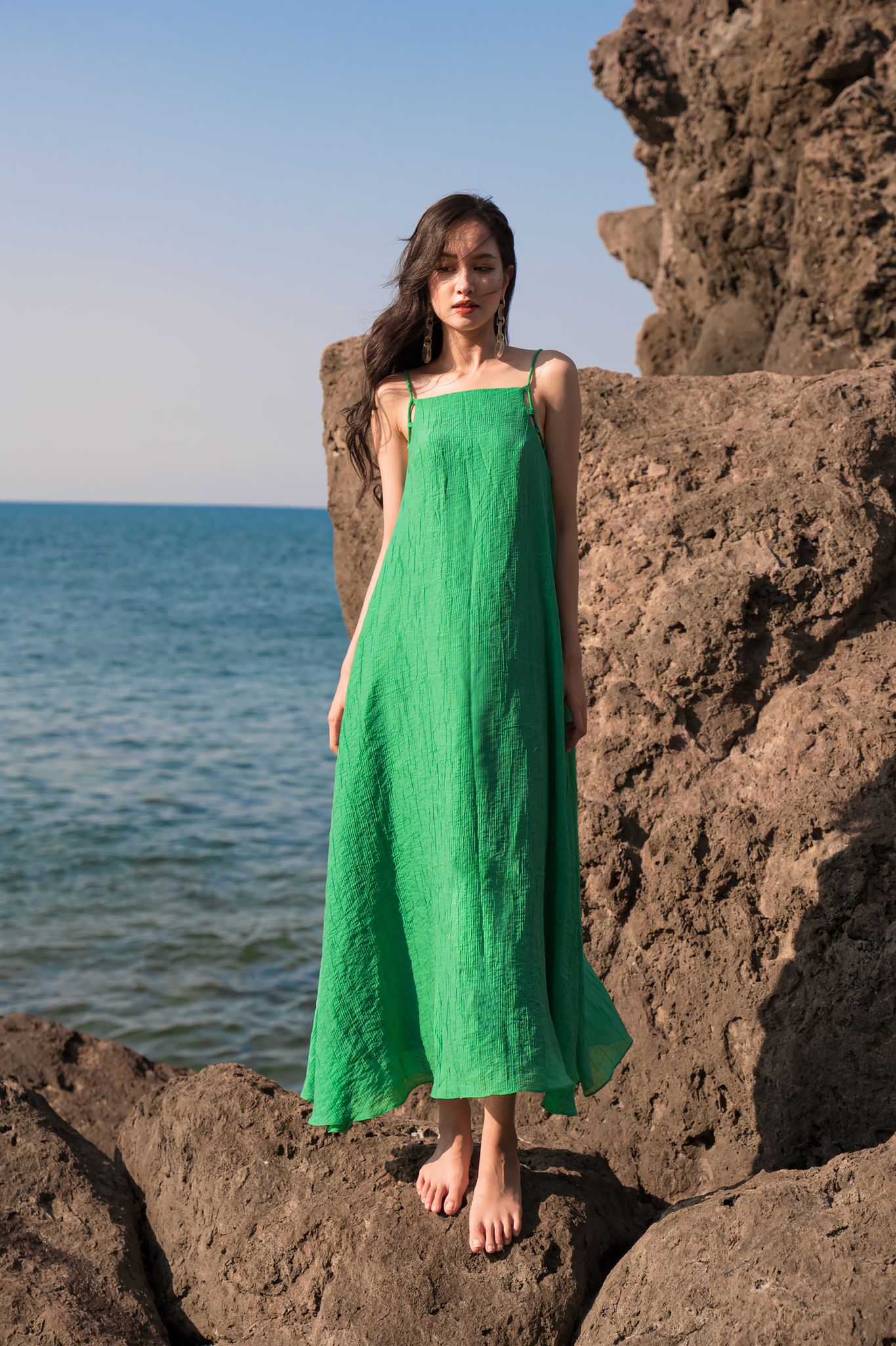 OLV - Đầm Emerald Loose Dress