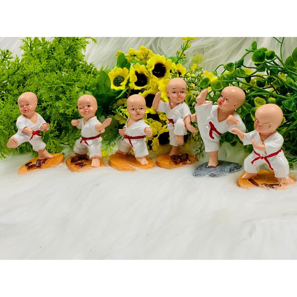 Bộ 6 Tượng Chú Tiểu múa võ Karate