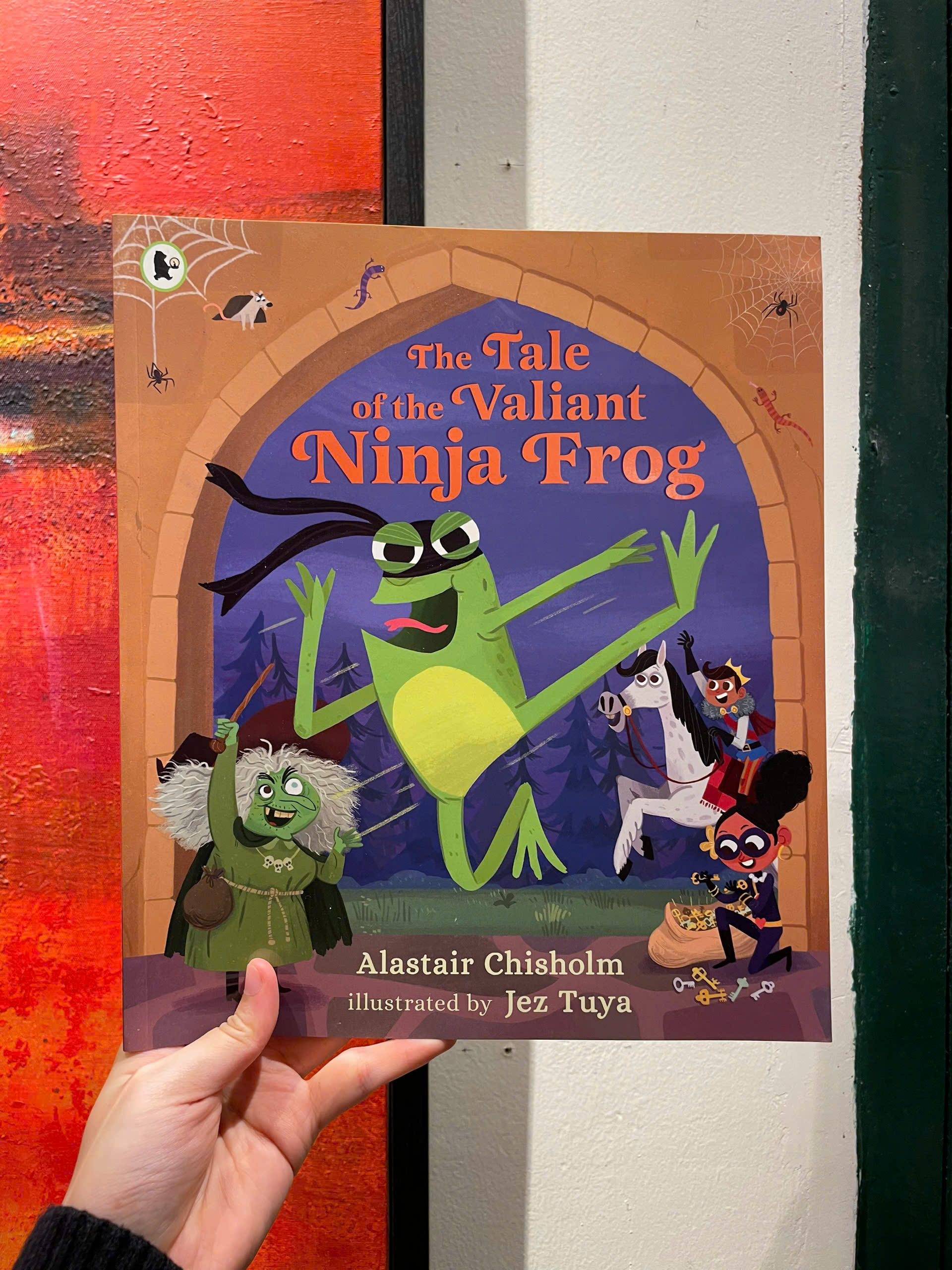 The Tale of the Valiant Ninja Frog by Alastair Chisholm - Children Picture Story book in Englis