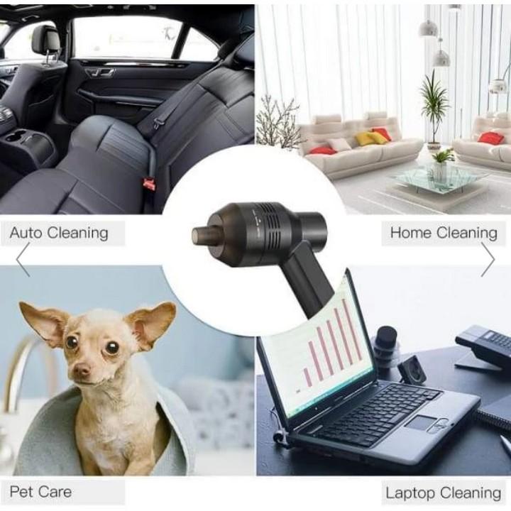 Máy hút bụi cầm tay có cổng sạc USB 2000mAh - Home and Garden