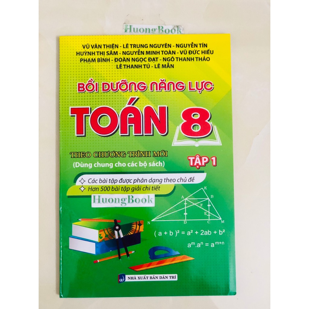 Sách - Bồi Dưỡng Năng Lực Toán 8 - Tập 1  - KV 2023