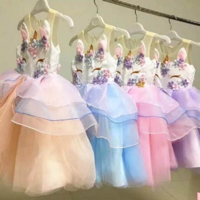Đầm pony hoa - Đầm công chúa cho bé gái cực xinh