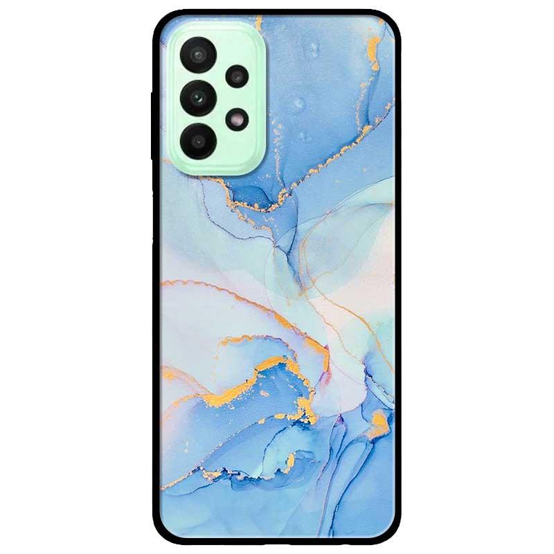 Ốp lưng dành cho Samsung A23 - A53 - A73 - Màu Loang Xanh