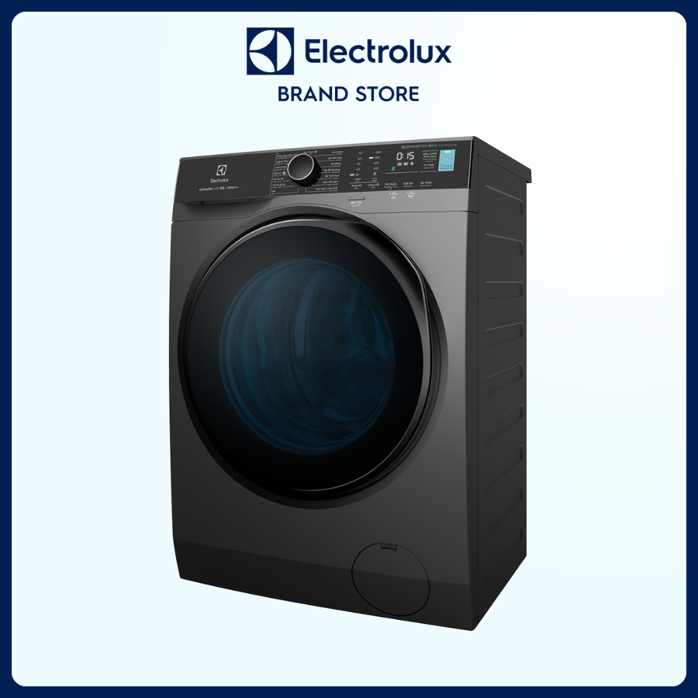 Máy Giặt Cửa Trước Electrolux 10kg UltimateCare 500 - EWF1024P5SB - Giặt hơi nước diệt 99.9% vi khuẩn, không cặn giặt tẩy, tiết kiệm điện hơn 50% [Hàng Chính Hãng]