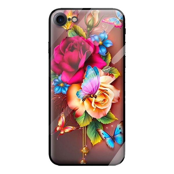 Ốp lưng kính cường lực cho iPhone 8 nền 202 - Hàng chính hãng