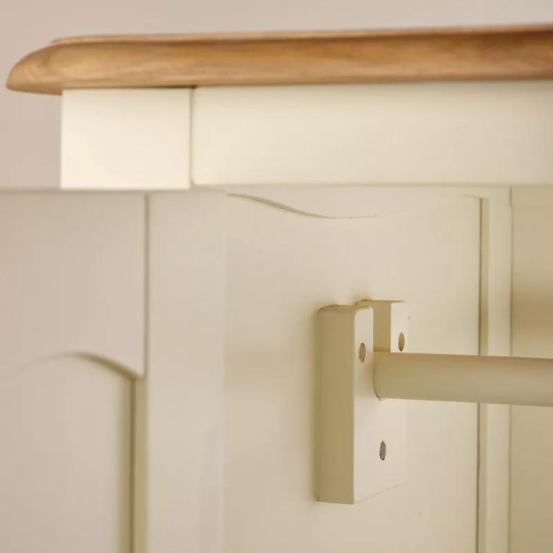 Tủ Áo 2 Cánh Bella Gỗ Sồi Ibie BSW2BELO - Trắng