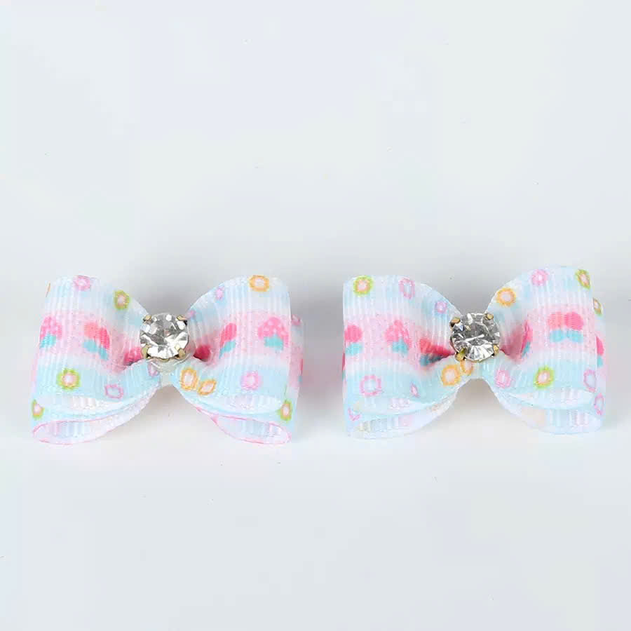 NƠ KẸP TÓC SANG TRỌNG NHIỀU MÀU DỄ THƯƠNG MÃ 17 XINH XẮN CHO THÚ CƯNG CHÓ MÈO