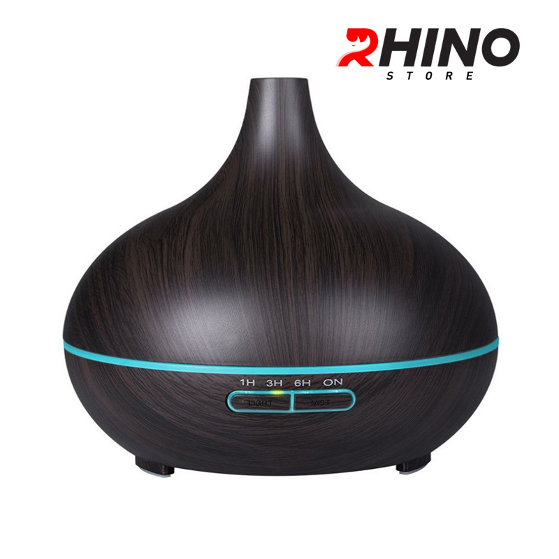 Máy phun sương tạo ẩm lớn Rhino H403 400ml, tích hợp đèn ngủ, điều khiển từ xa - Hàng chính hãng