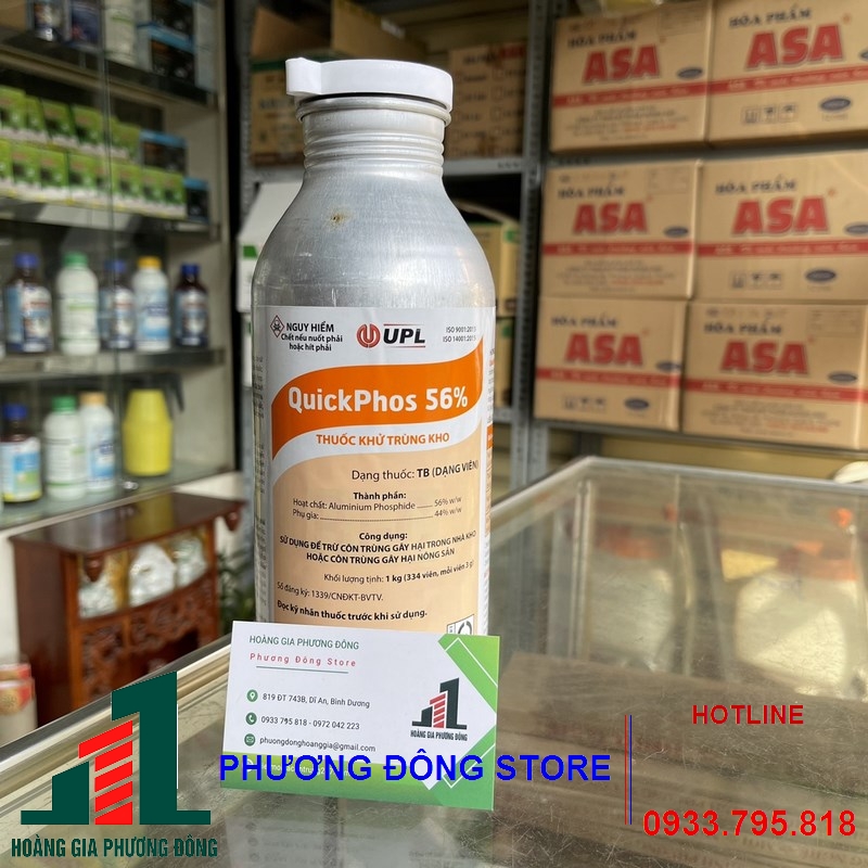 Thuốc khử trùng kho hiệu quả Quickphos56%
