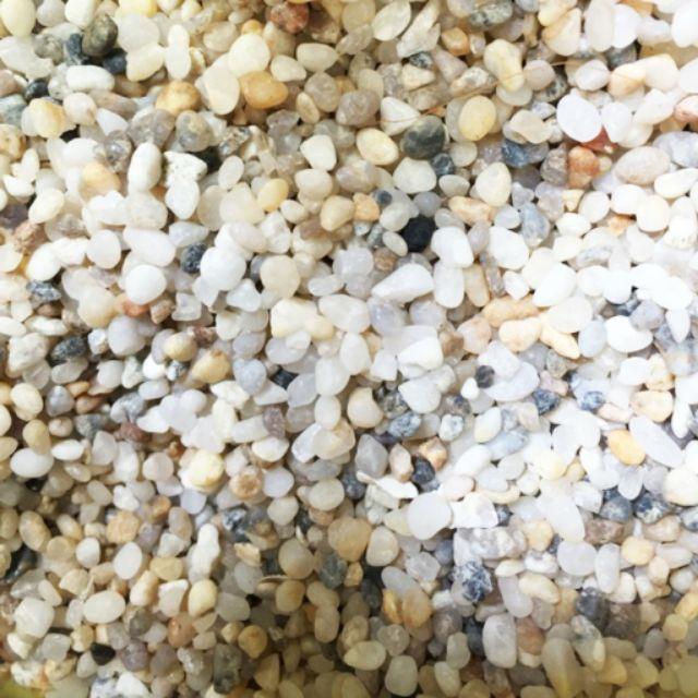 1KG - Sỏi tự nhiên trang trí hồ cá, hồ thủy sinh.
