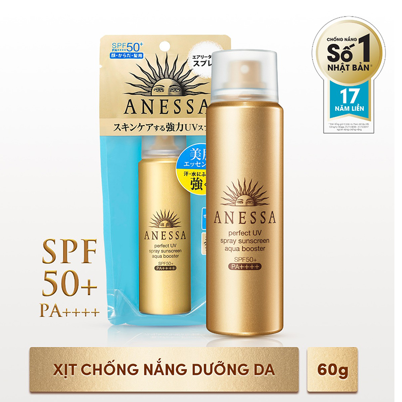 Chống Nắng Dạng Xịt Anessa Perfect UV Spray Sunscreen Aqua Booster