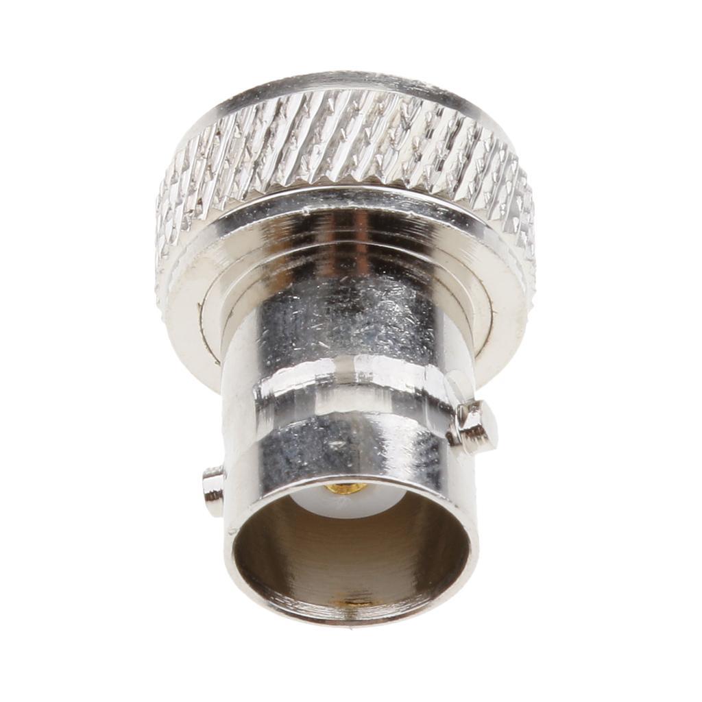 Nickelplated Straight RF Connector SMA Female to BNC Female Adapter