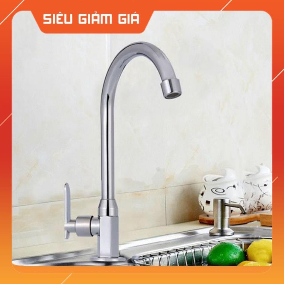 Vòi nước bằng thép không gỉ thiết kế hiện đại dành cho bồn rửa chén 206806