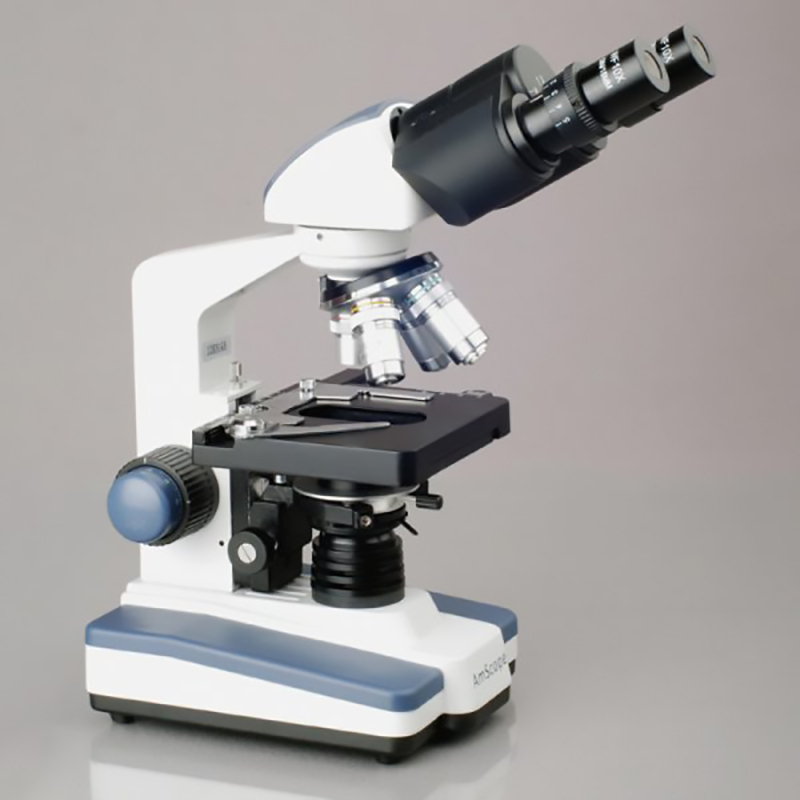Kính hiển vi 2 mắt Amscope độ phóng đại 2000x để nghiên cứu các tế bào sống hoặc cố định, vi khuẩn, thực vật và đất, hoặc các mẫu nước | Hàng chính hãng