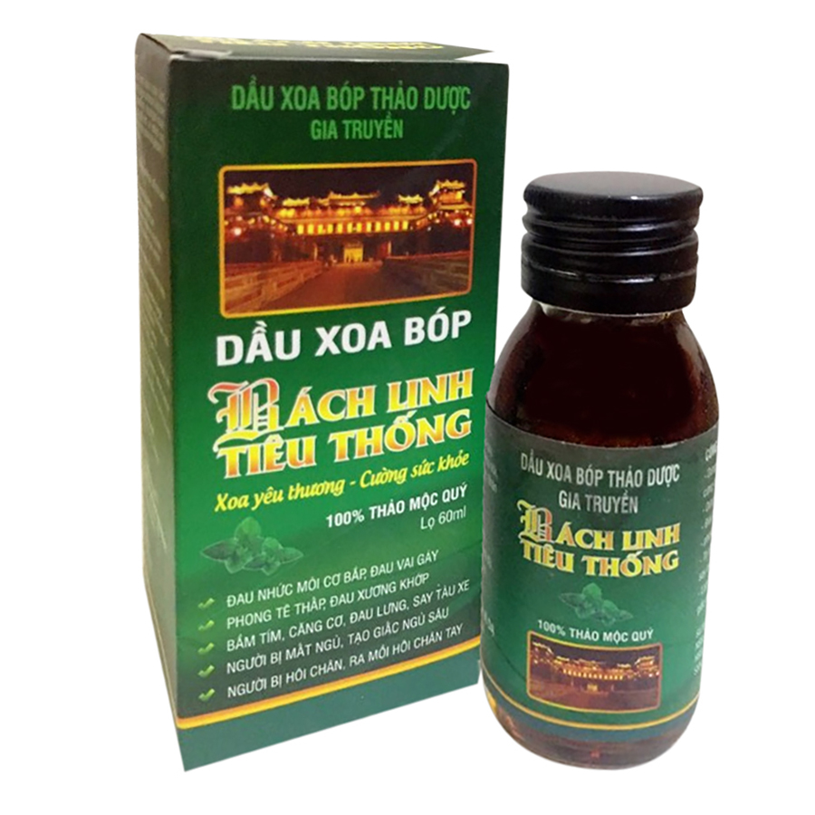 Dầu Xoa Bóp Bách Linh Tiêu Thống (60ml)